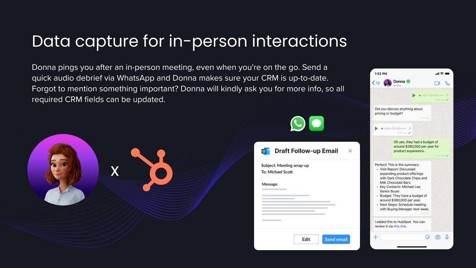Data capture for in-person interactions